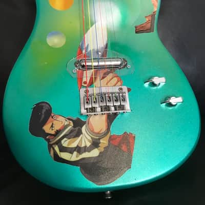 Space Dandy Peavey Rockmaster Green Sparkle image 8