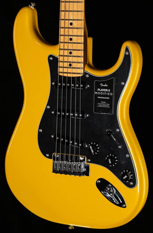 Fender Player II Modified Stratocaster Maple Fingerboard Sunshine Yellow (268) image 1