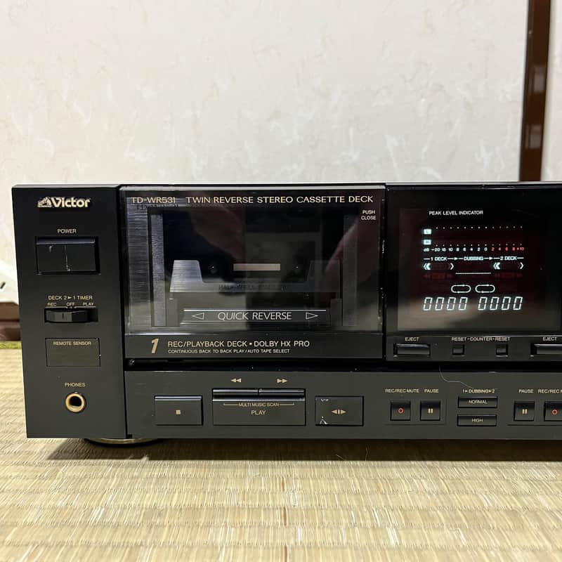JDM Victor TD-WR531 Twin Quick Reverse Cassette Deck