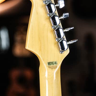 1990s Cort S-style Electric Guitar white / matching headstock image 9
