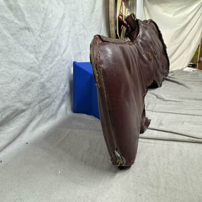 Artistic Products Company (Victoria) Vintage Plasti-Leather (Leather/Vinyl) Gig Bag 1950s - Brown image 9