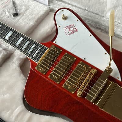 Gibson Firebird VII Cherry & Gold Hardware Excellent with Checklist & Case image 8