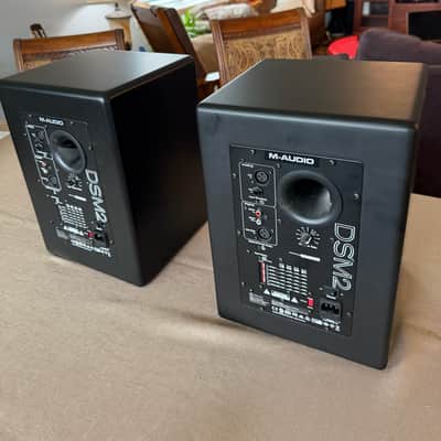 M-Audio DSM2 Bi-Amplified Reference Monitors - Pair - Excellent Condition with Original Boxes 2008-2014 - Black image 2