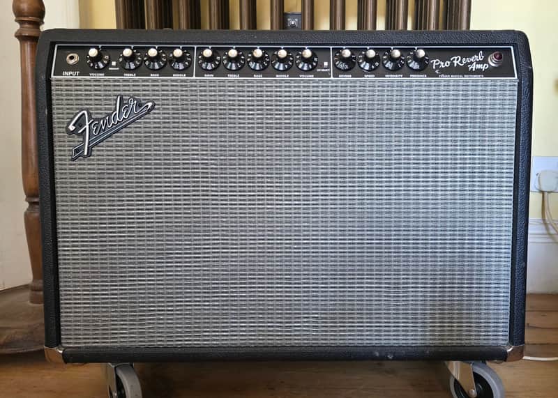 Fender Pro Reverb-Amp 2-Channel 50-Watt 1x12" Guitar Combo 2001 - 2005 - Black image 1