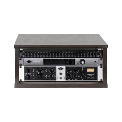 Gator Frameworks GFW-ELITERK-4U-BRN 4U Desktop Studio Rack Walnut Brown image 1