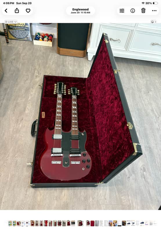 2016 Gibson Custom Shop EDS-1275 Double 12 Guitar in Cherry
