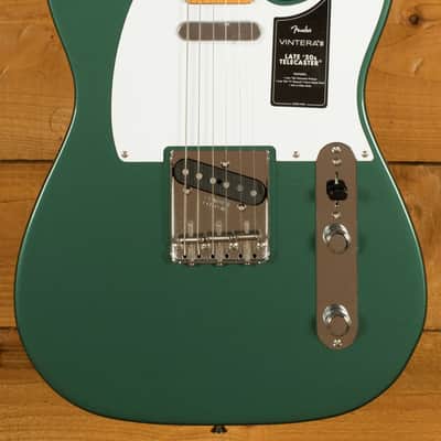 Fender Vintera III Late '50s Telecaster - Maple - Sherwood Green Metallic image 3