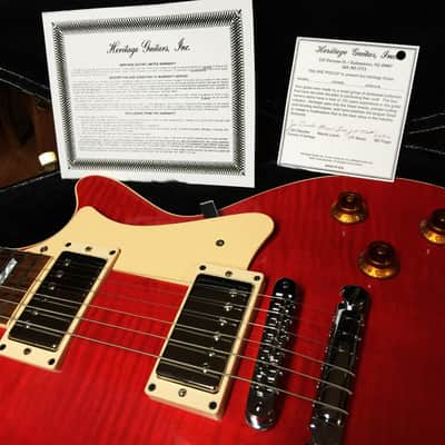 HERITAGE H 150 FLAME TOP GUITAR 2013 CHERRY image 17