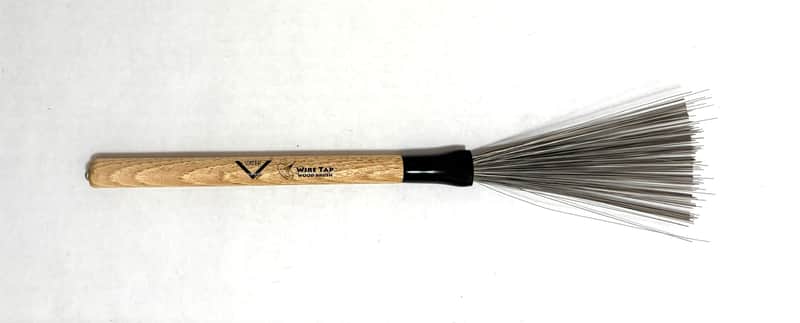 Single Vater VWTW Wire Tap Wood Handle Drum Brush - FIXED WIRE (ONE BRUSH ONLY) image 1