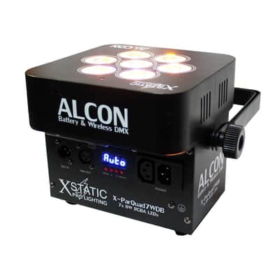 ProX X-PARQUAD7WDBx4 Alcon ParQuad Wireless and Battery Powered Light Fixture, Black (4-Pack) image 2