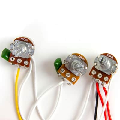 Stratocaster Style Guitar Wiring Harness Pickup Switch, Pots Jack image 5