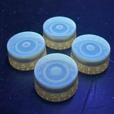 1950s Vintage Gibson Les Paul Standard & Junior Speed Knobs Authentic Vintage Part Circa 1953-1955 / Gold image 11