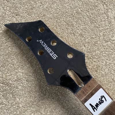 Sebrew Maple Electric Guitar Neck, Rosewood 24 Frets Fingerboard image 2