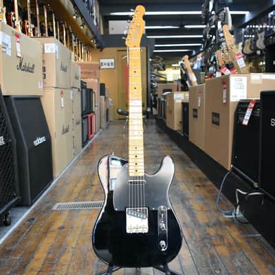 Fender Limited Edition American Vintage II 1951 Telecaster Electric Guitar Black w/3A Flame Maple Neck, Tweed Case image 4