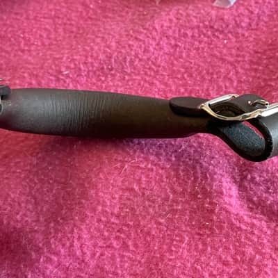Leather BROWN buckle handle for Gibson case Guild Gretsch TKL Les Paul L5 es 275 SG Flying V / replaces figure 8 handle image 11