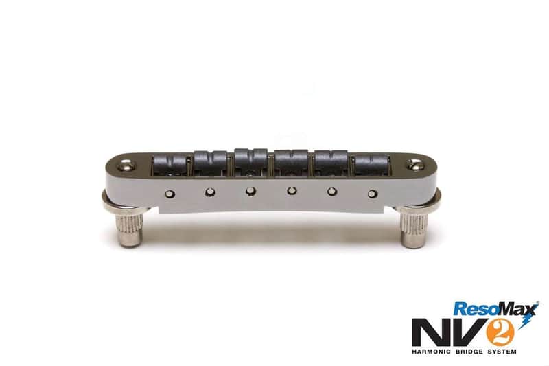 Graph Tech PS-8843-BN ResoMax NV2 4mm Tune-O-Matic Guitar Bridge w/ String Saver Saddles image 1