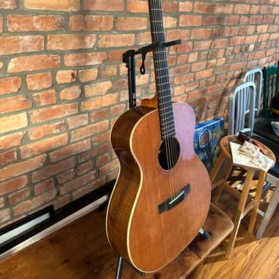 Circle Strings Acoustic Guitar 10-String Walnut and Sinker Redwood Rare Custom image 3