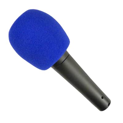 Microphone Windscreen - Blue Colored - Fits Shure SM58, Beta 58A & Similar - Vocal Mic Cover New image 2