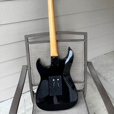 Squier Showmaster HH Skull & Crossbones 2003 - 2004 - Black Metallic / Skull & Crossbones image 7