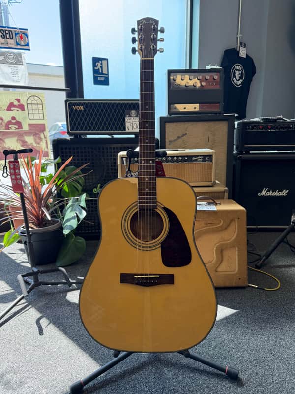 Fender DG-20S Nat Dreadnought Acoustic w/Hardshell Case image 1