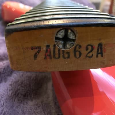 Fender Jazz Bass 1962 - Red Refin image 8