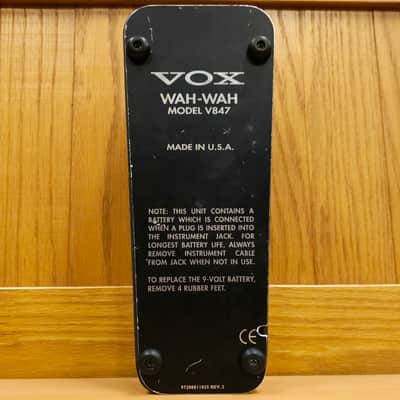 2000s Vox Wah Model V847 USA image 3