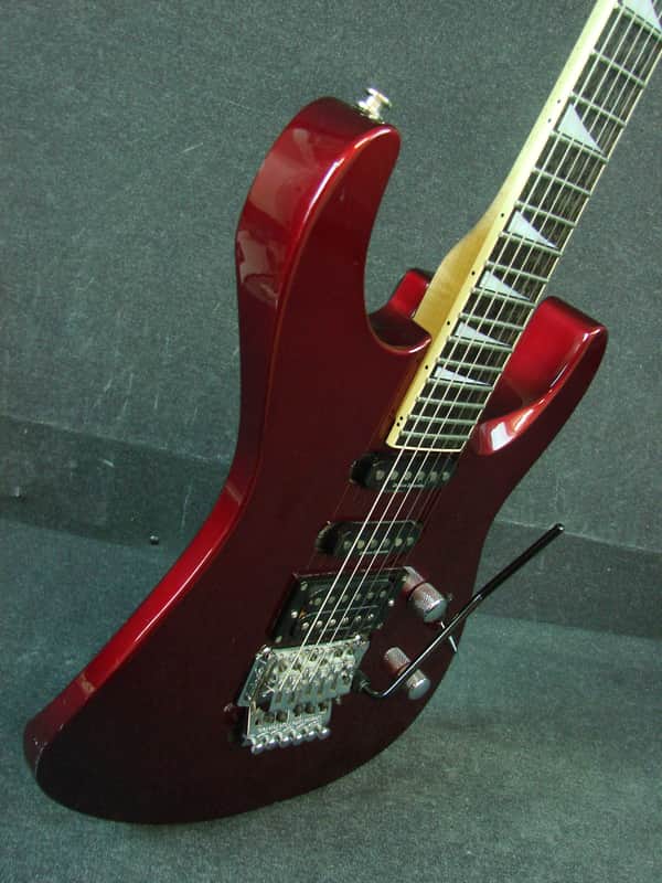 Jackson Dinky DK2 Red Electric Guitar Made In Japan HSS Floyd Rose