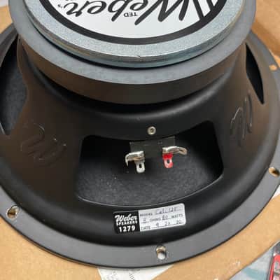 Weber Speaker California 12” 8 ohm Ceramic with aluminum dust cap image 2