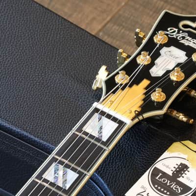 2021 D’Angelico Excel Mini DC Semi-Hollow Electric Guitar Black Dog + OHSC image 10