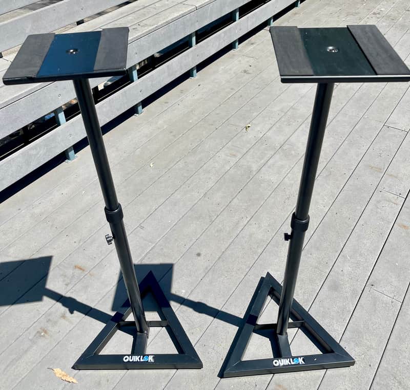 Quick Lok BS-300 Monitor stands pair image 1