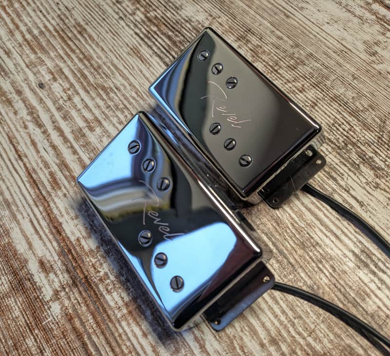 Revel Custom Pickups 'Vintage '72' Wide Range Humbucker Set 2020 Chrome image 1