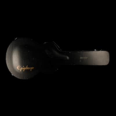 Pre Owned Epiphone Dot Ebony With Bigsby With Case image 15