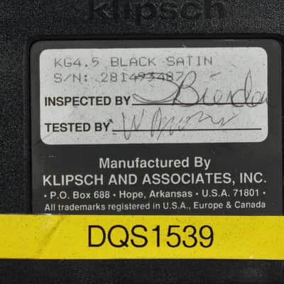 Klipsch KG 4.5 Floorstanding Speakers Pair – Restored – 1-Year Warranty image 12