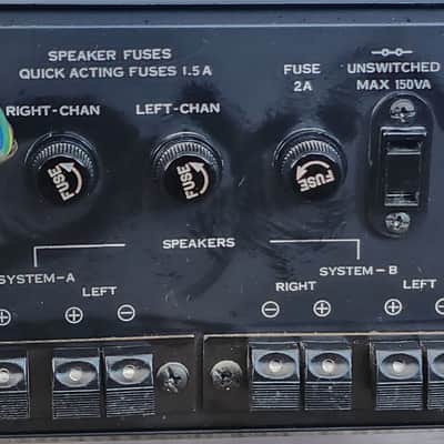 Sansui Vintage Sansui 350A stereo receiver 1976 - Black image 13