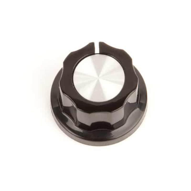 2021 Strymon Replacement small Knob – Silver / Black (DECO) Black