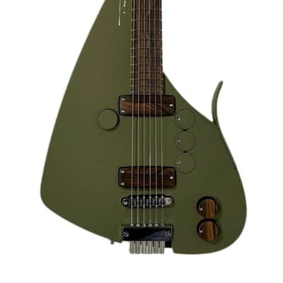 Teuffel Guitars Tesla 2022 Olive / Ziricote. (Authorized Teuffell Dealer) image 2