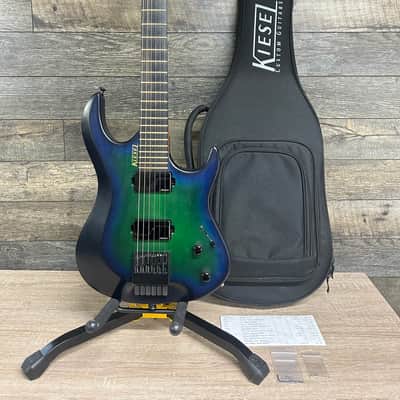 Kiesel Osiris Headless 6-String Electric Six String Translucent Dragon Burst Guitar #1414 image 1