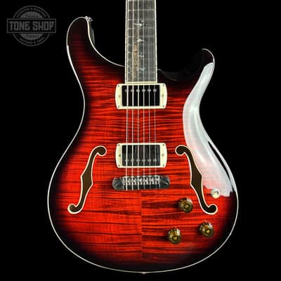 Used PRS SE Hollowbody II Piezo Orange Tiger w/bag TSU25368 image 1