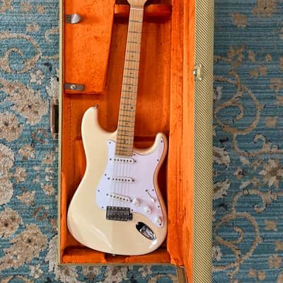 Fender Eric Clapton Partscaster Stratocaster with Lace Sensor Pickups 1994 - 2000 - Olympic White image 7