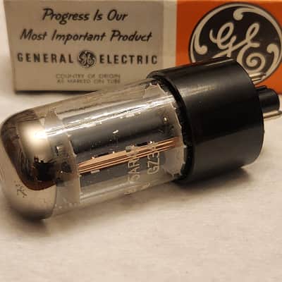 NOS General Electric 5AR4 GZ34 Tube FULL WAVE RECTIFIER (Hickok Tested) image 5
