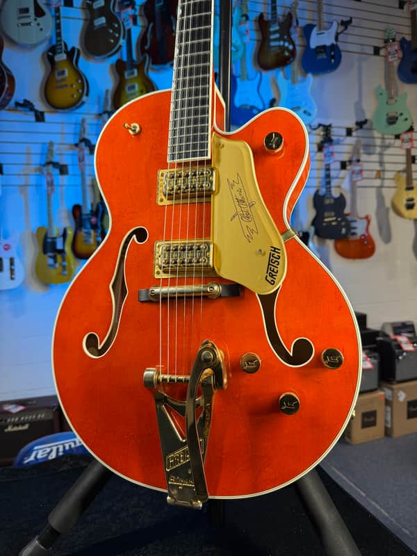 USED Gretsch G6120T Chet Atkins - Orange Stain, w Gretsch Case, Free Ship, Clean image 1