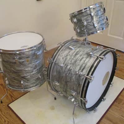 Vintage Ludwig Super Drums, Sky Blue Pearl, Date Stamped 1967 - Outstanding! image 2