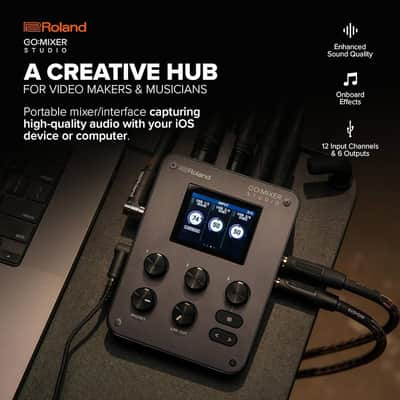 Roland GO:MIXER STUDIO Portable Audio Mixer+Interface image 7