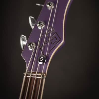 Guyatone EB-9 Sharp 5 1960s - Lavender Metallic image 21