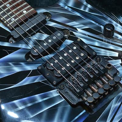 Hamer USA Chaparral Custom Shattered Glass Original Graphic 1989' image 2