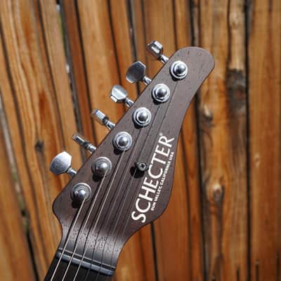 Schecter USA CUSTOM SHOP Nick Johnston Traditional HH Atomic Mercury Aged Nitro 6-String Electric Guitar w/ Black Tweed Case image 17