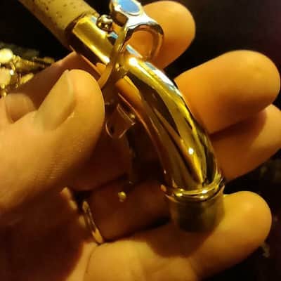 Jäger Soprano Saxophone 1990 Gold lacquer image 6