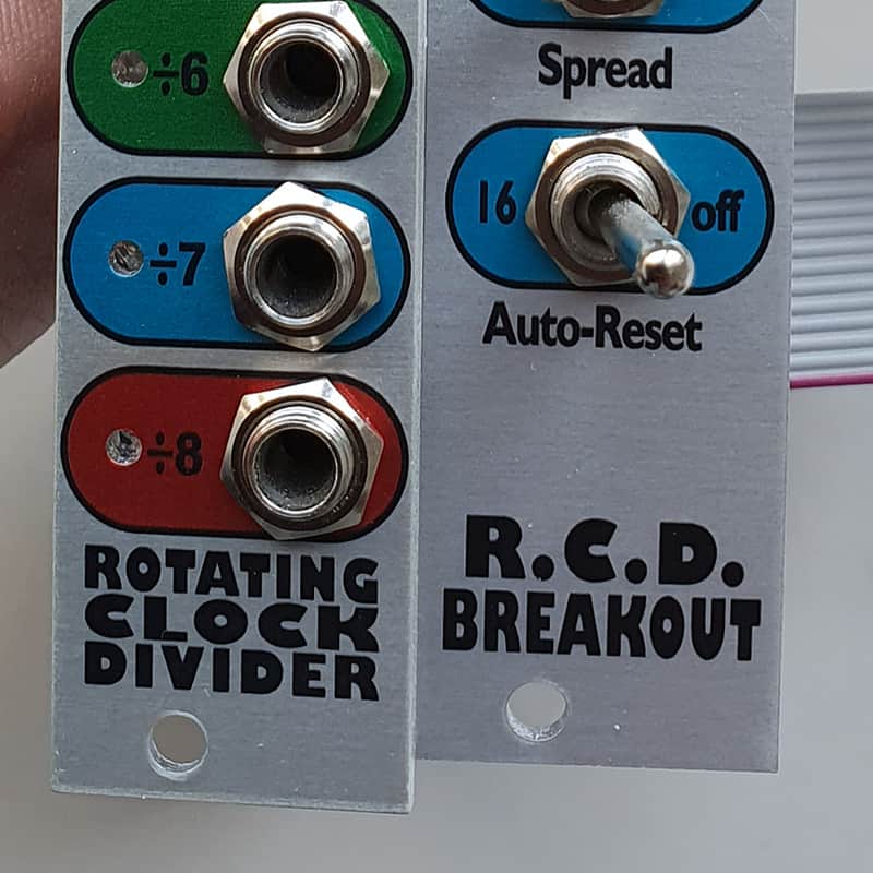 2010s 4MS Rotating Clock Divider Silver