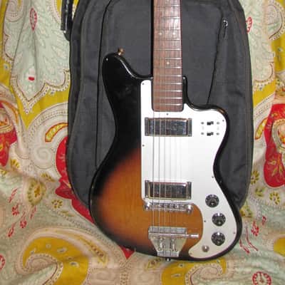 Guyatone 2 PU Sekova/Teisco 1965 Brown Violin Sunburst image 6