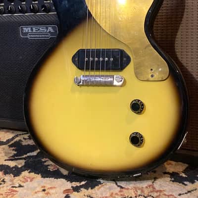 Burny Rockin’ Roll Singlecut Junior Jr MIJ 1980s - Vintage Sunburst image 1